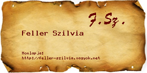 Feller Szilvia névjegykártya